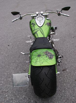 Yamaha XV 1600 Wild Star Green Spider